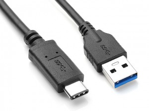 USB Type-A and a USB Type C side-by-side in harmony