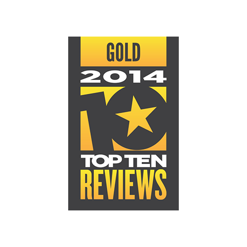 Top Ten Reviews Gold Award