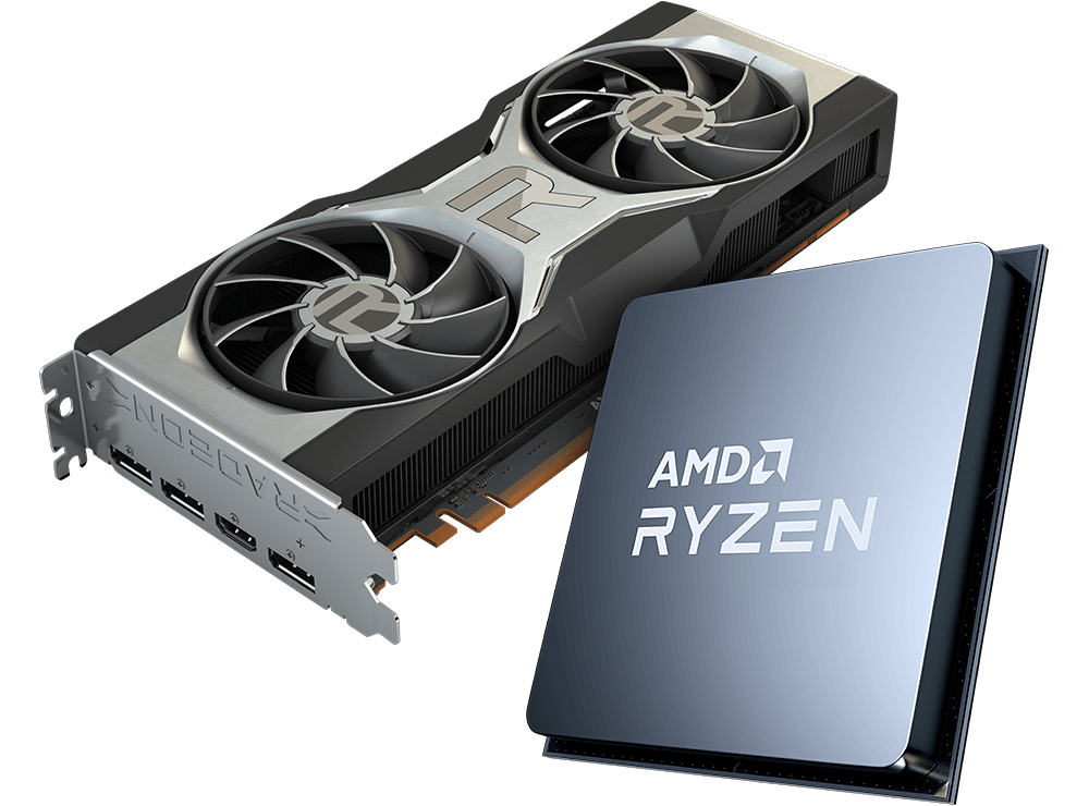 Ryzen and Radeon components